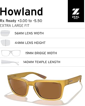 Amazon.com: Zeal Optics - Howland - Plant-Based Polarized